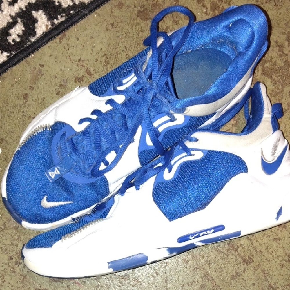 Nike Blue and White Athletic Shoes